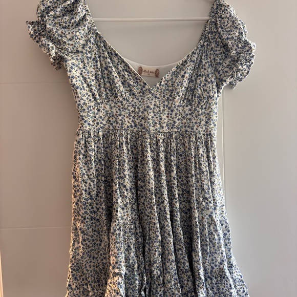 Altar'd State Dresses & Skirts - Altar'd State Blue and White Floral Dress